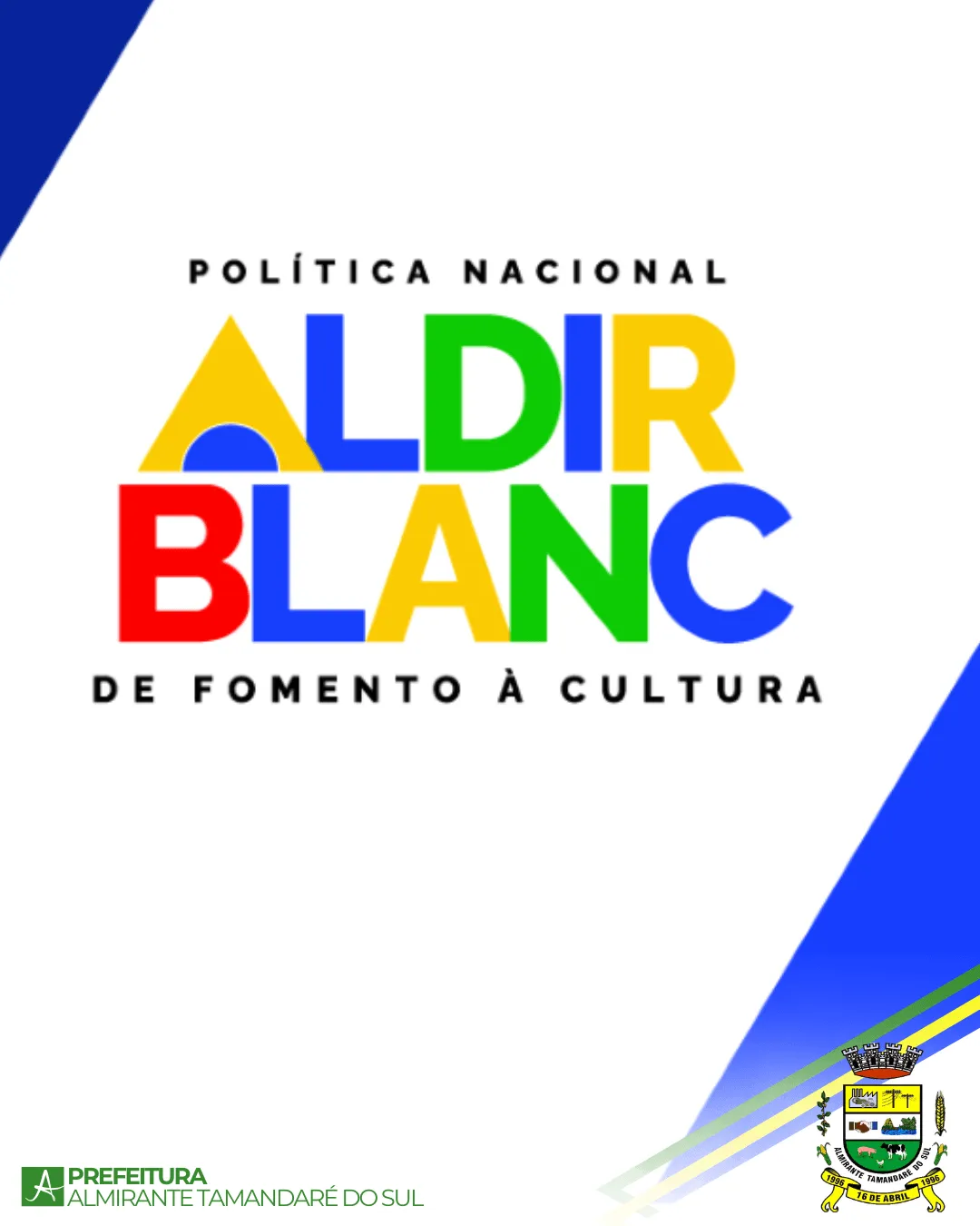 Imagem destaque da notícia: Almirante Tamandaré do Sul lança edital da Política Nacional Aldir Blanc para premiar agentes culturais 