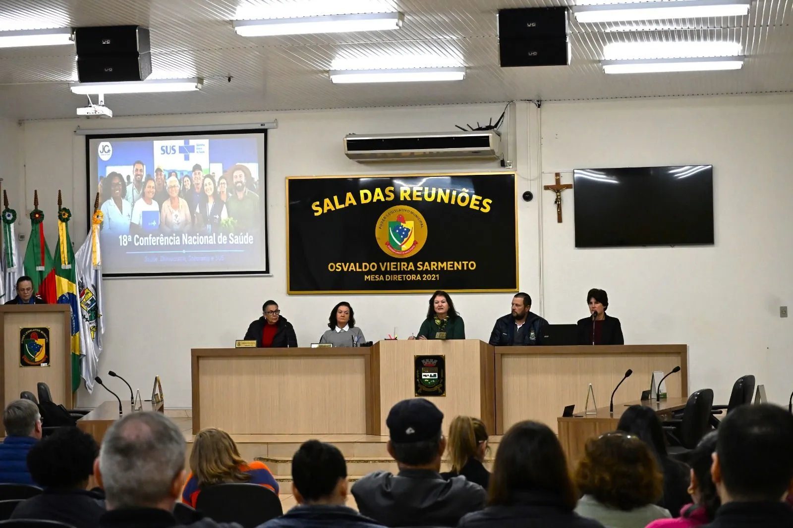 Imagem destaque da notícia: Conferência Municipal de Saúde reúne Comunidade para debater propostas e fortalecer o SUS em Almirante Tamandaré do Sul