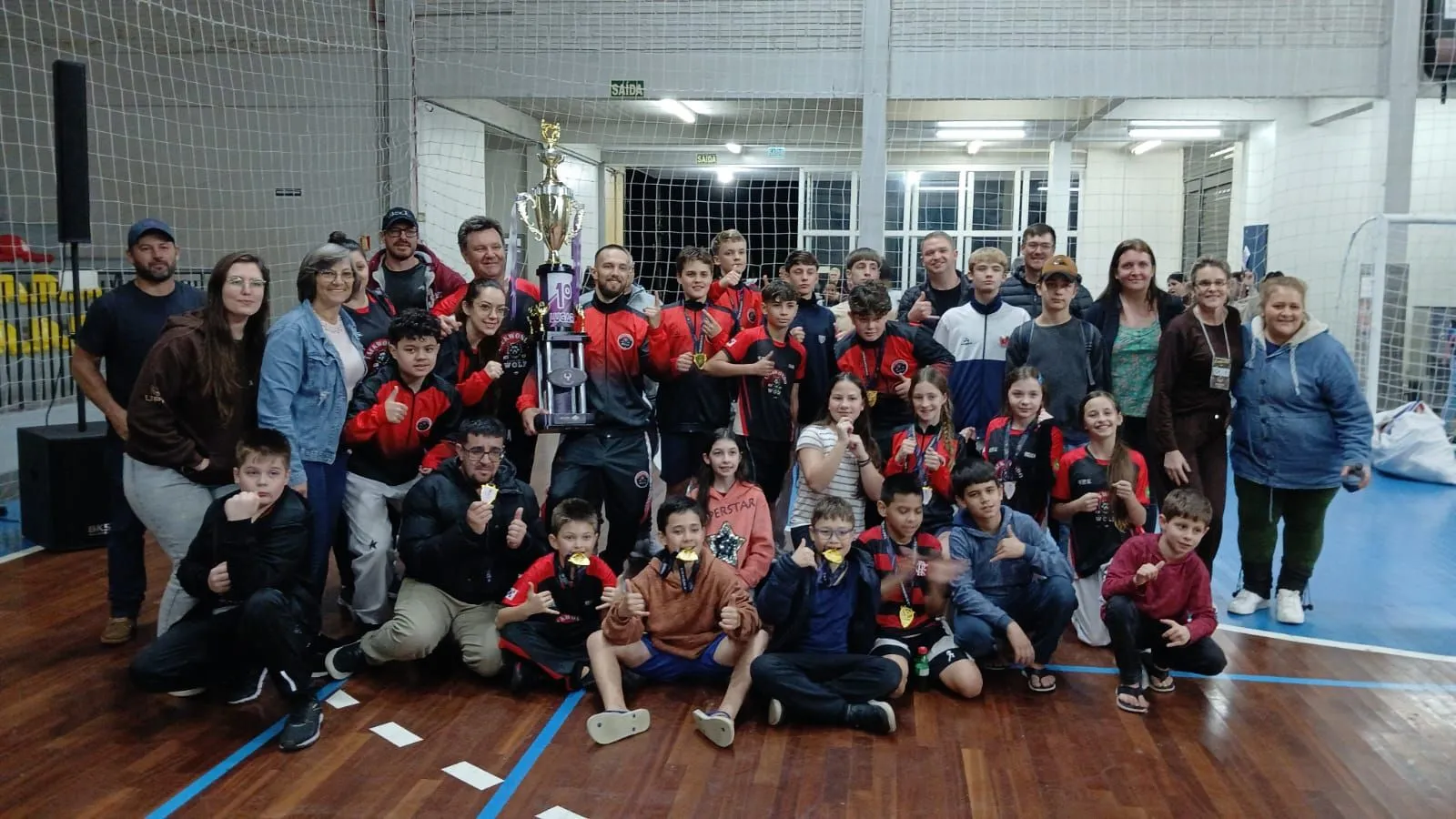 Imagem destaque da notícia: Equipe Wolf é campeã geral do V Open Fênix de Taekwondo em Campo Bom